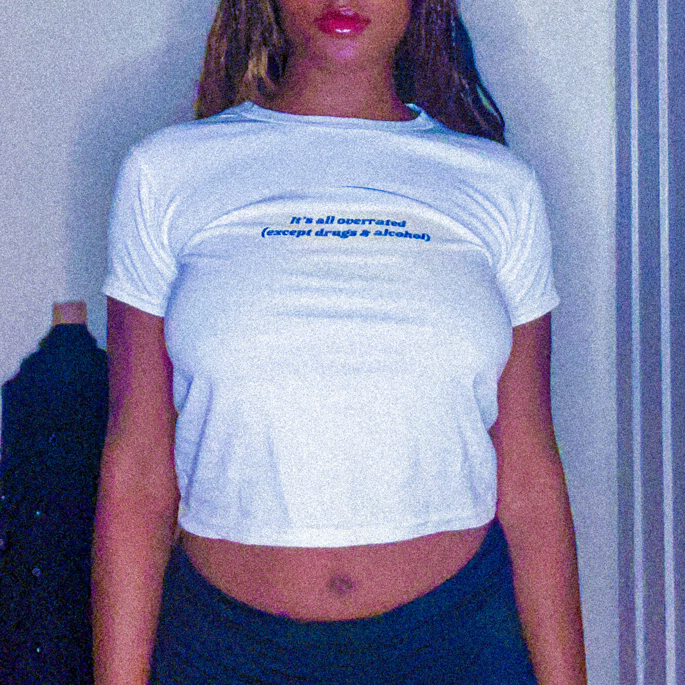 'It's all overrated' - short-sleeve t-shirt